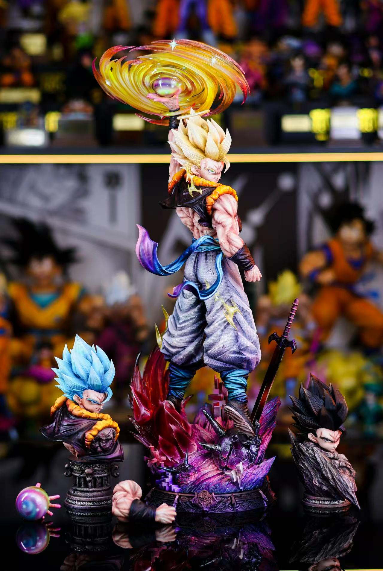 Dragon Ball Yun Qi Studio Gogeta Resin Statue