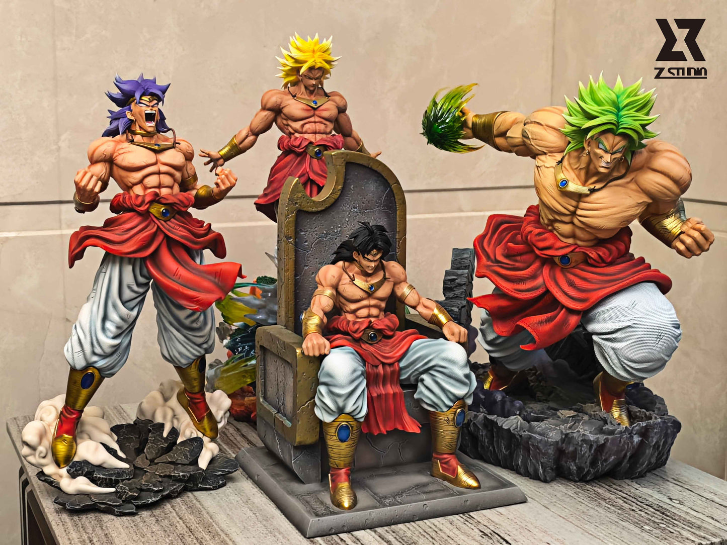 Dragon Ball ~ Z Studio ~ Broly V2 ~ Resin Statue - Santoryu Resins Collectors