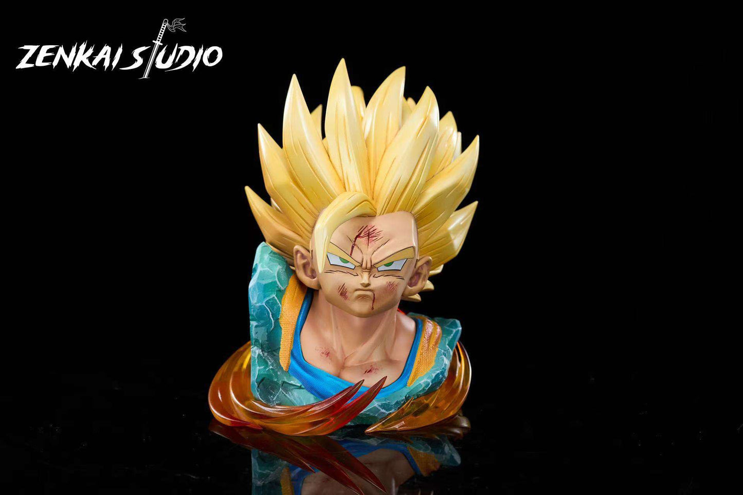 Dragon Ball Zenkai Studio Gohan VS Bojack Resin Statue