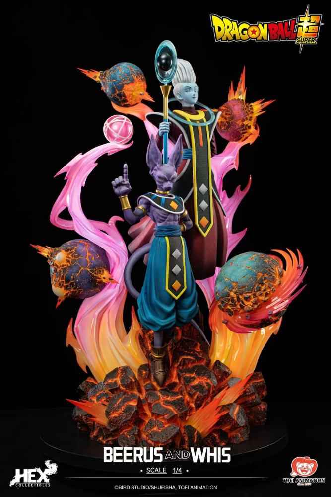 Dragon Ball ~ HEX Collectibles & Pickstar Studio ~ Beerus & Whis ~ Licensed Resin Statue - Santoryu Resins Collectors