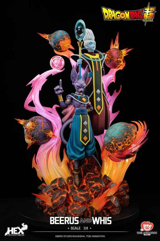 Dragon Ball ~ HEX Collectibles & Pickstar Studio ~ Beerus & Whis ~ Licensed Resin Statue - Santoryu Resins Collectors