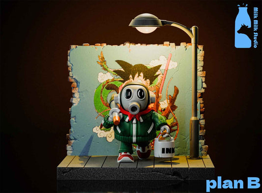 Dragon Ball ~ Milk Milk Studio  ~ Mr. Akira Toriyama draws a picture ~ Resin Statue - Santoryu Resins Collectors