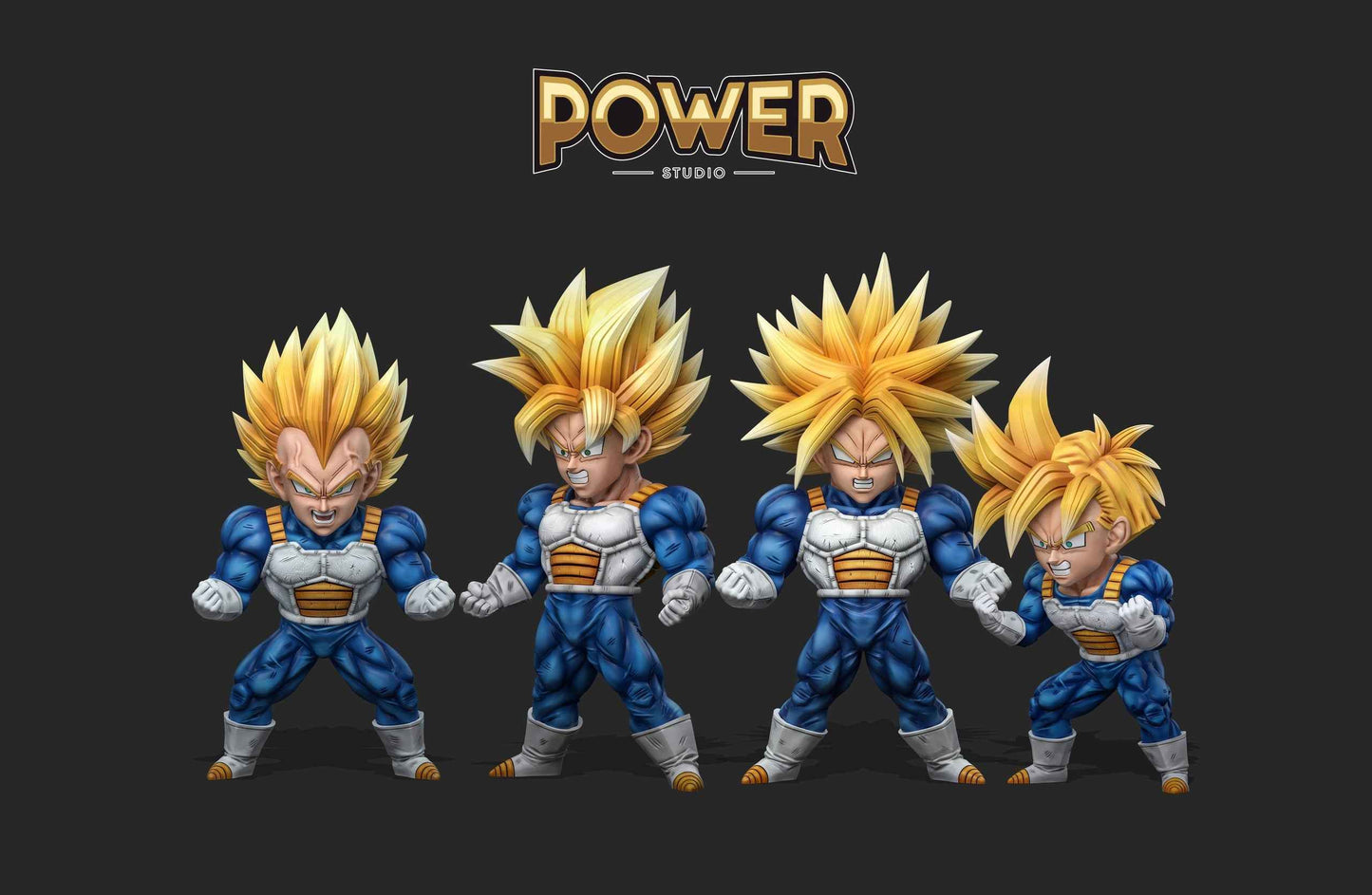 Dragon Ball ~ Power Studio ~ Muscle Gohan WCF Scale ~ Resin Statue - Santoryu Resins Collectors