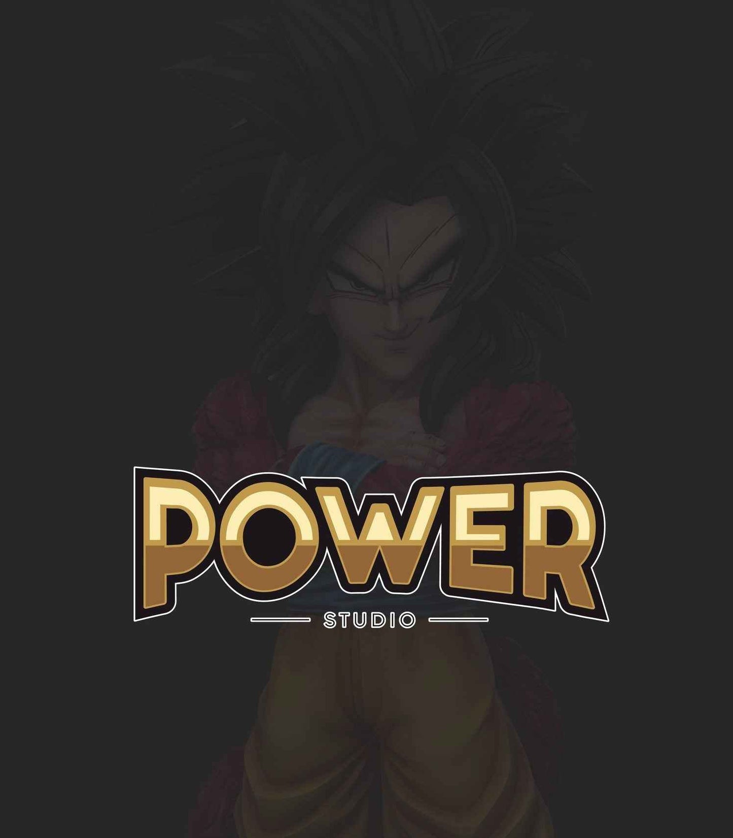 Dragon Ball ~ Power Studio ~ Son Goku Super Saiyan 4 WCF Scale ~ Resin Statue - Santoryu Resins Collectors