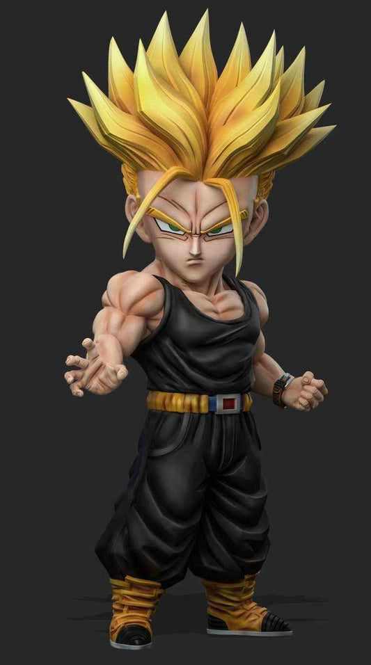 Dragon Ball ~ Power Studio ~ Trunks Vest WCF Scale ~ Resin Statue - Santoryu Resins Collectors