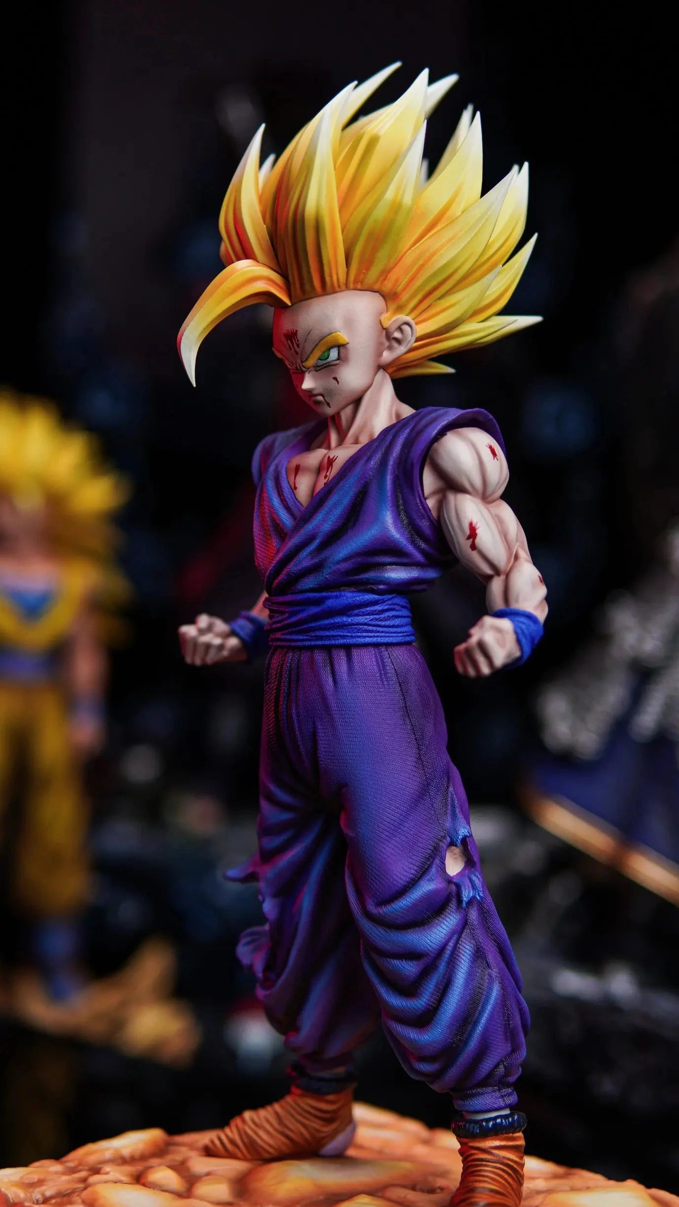 Dragon Ball Jun Zhang Studio Son Gohan Super Saiyan 2 Resin Statue