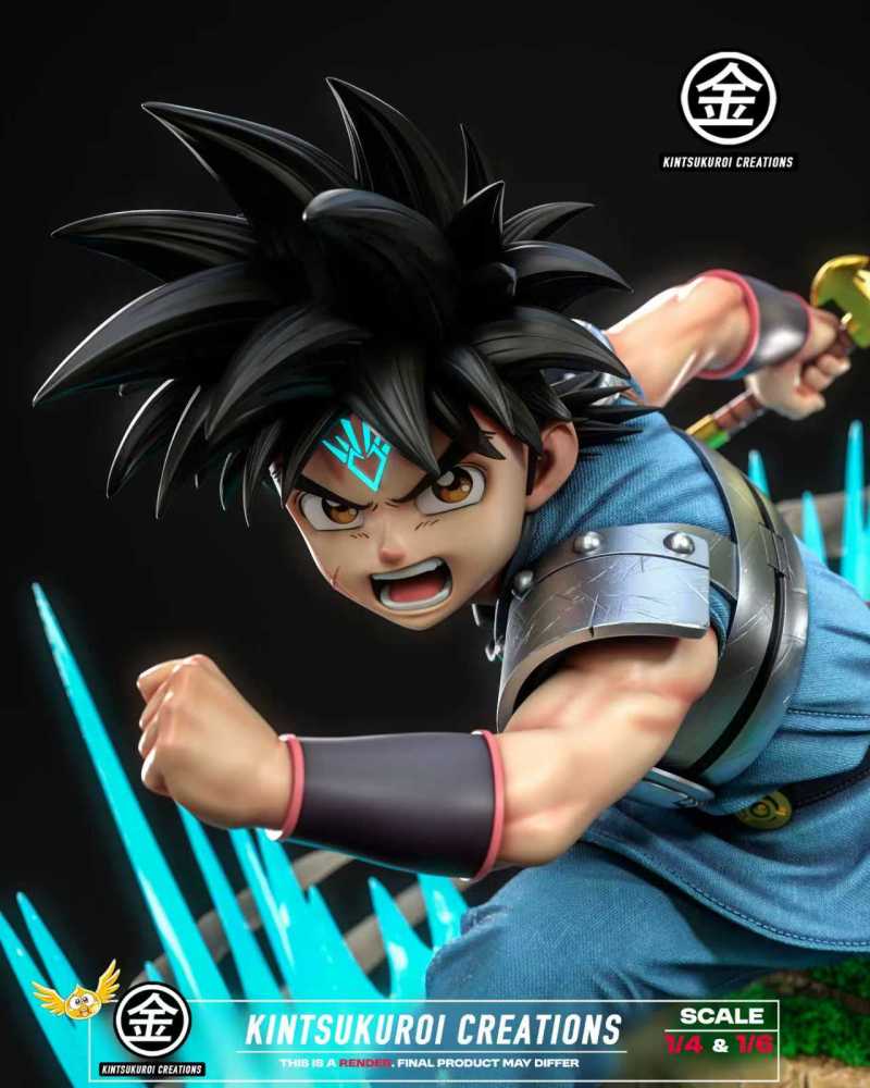 Dragon Quest: The Adventure of Dai Kintsukuroi Creations Dai Resin Statue