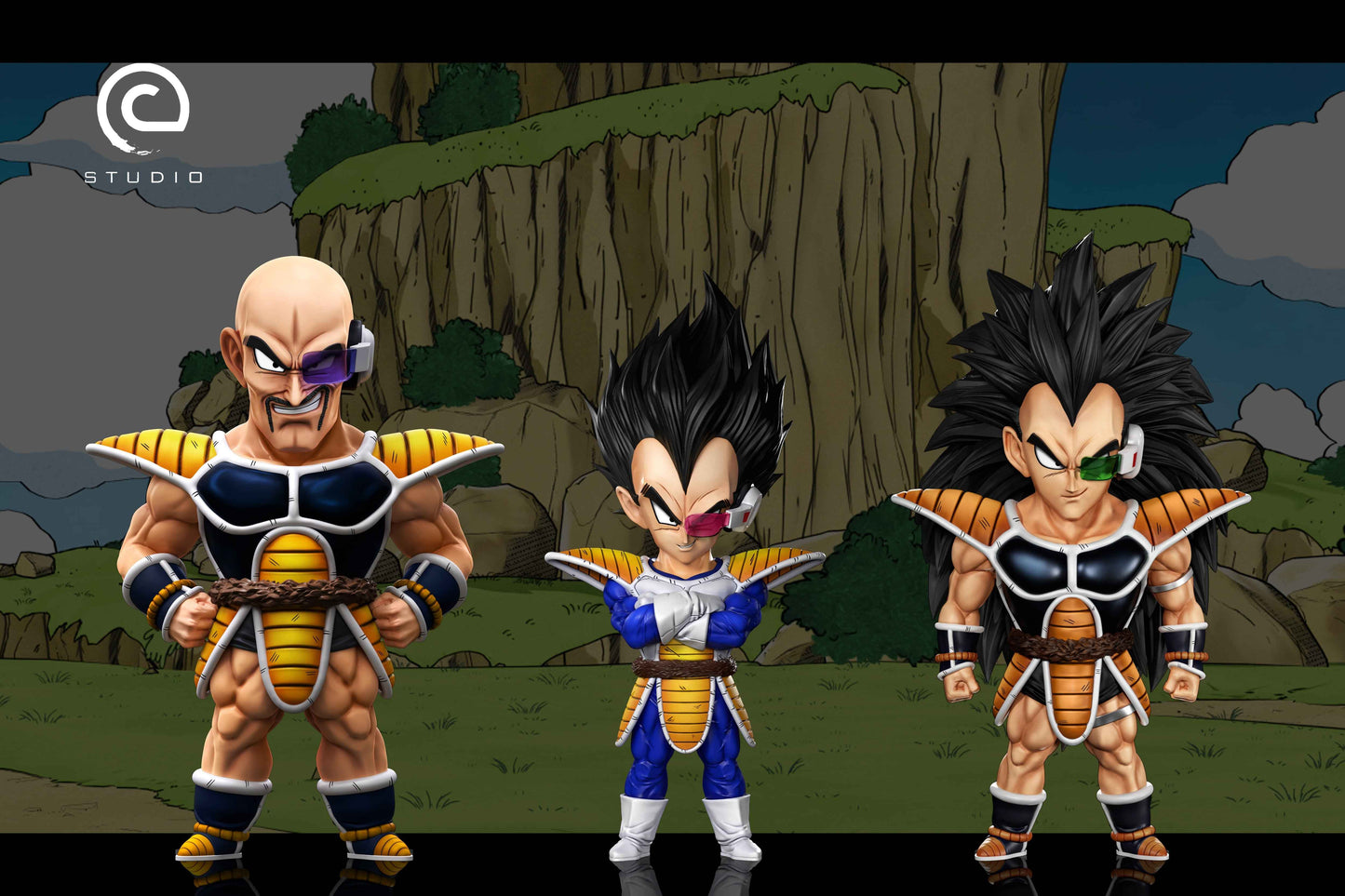 Dragon Ball C Studio Raditz WCF Scale Resin Statue - Santoryu Resins Collectors