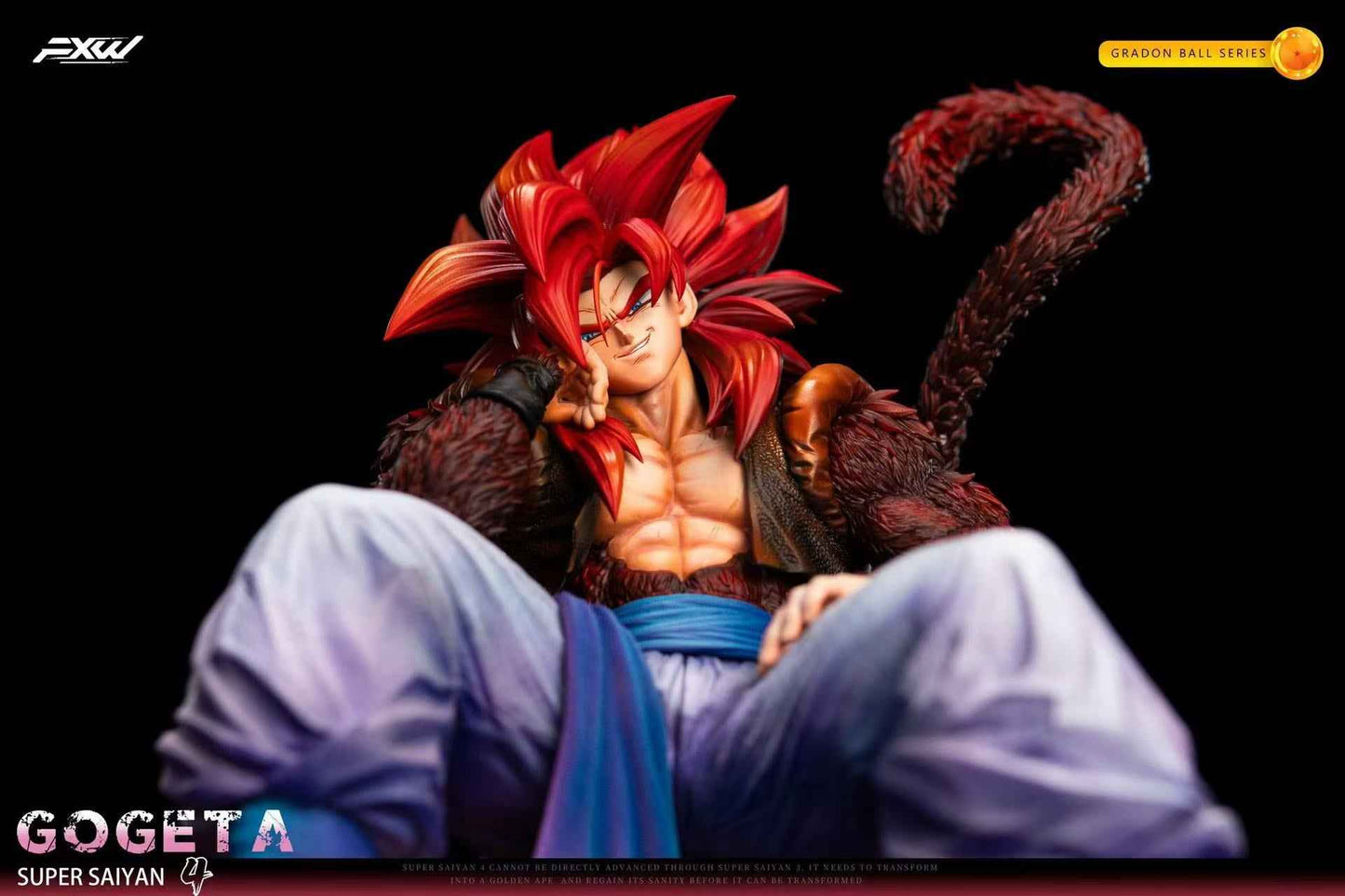 Dragon Ball FXW Studio SSJ4 Gogeta Resin Statue