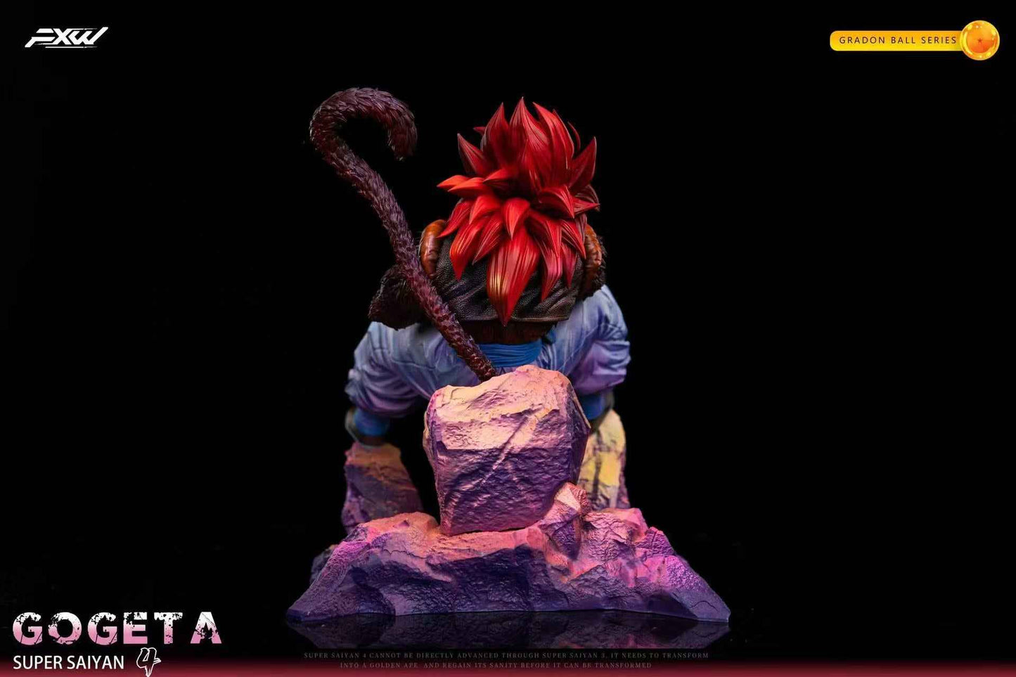 Dragon Ball FXW Studio SSJ4 Gogeta Resin Statue