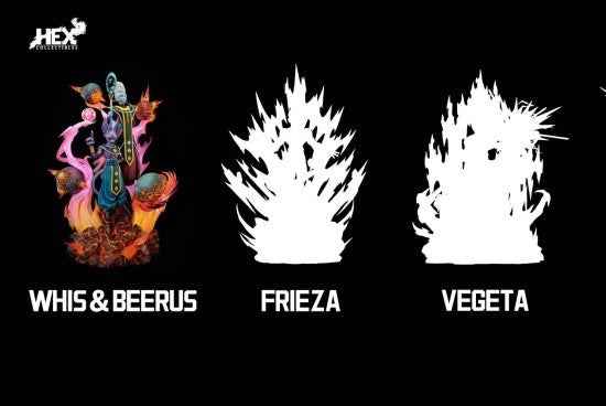 Dragon Ball ~ HEX Collectibles & Pickstar Studio ~ Beerus & Whis ~ Licensed Resin Statue - Santoryu Resins Collectors