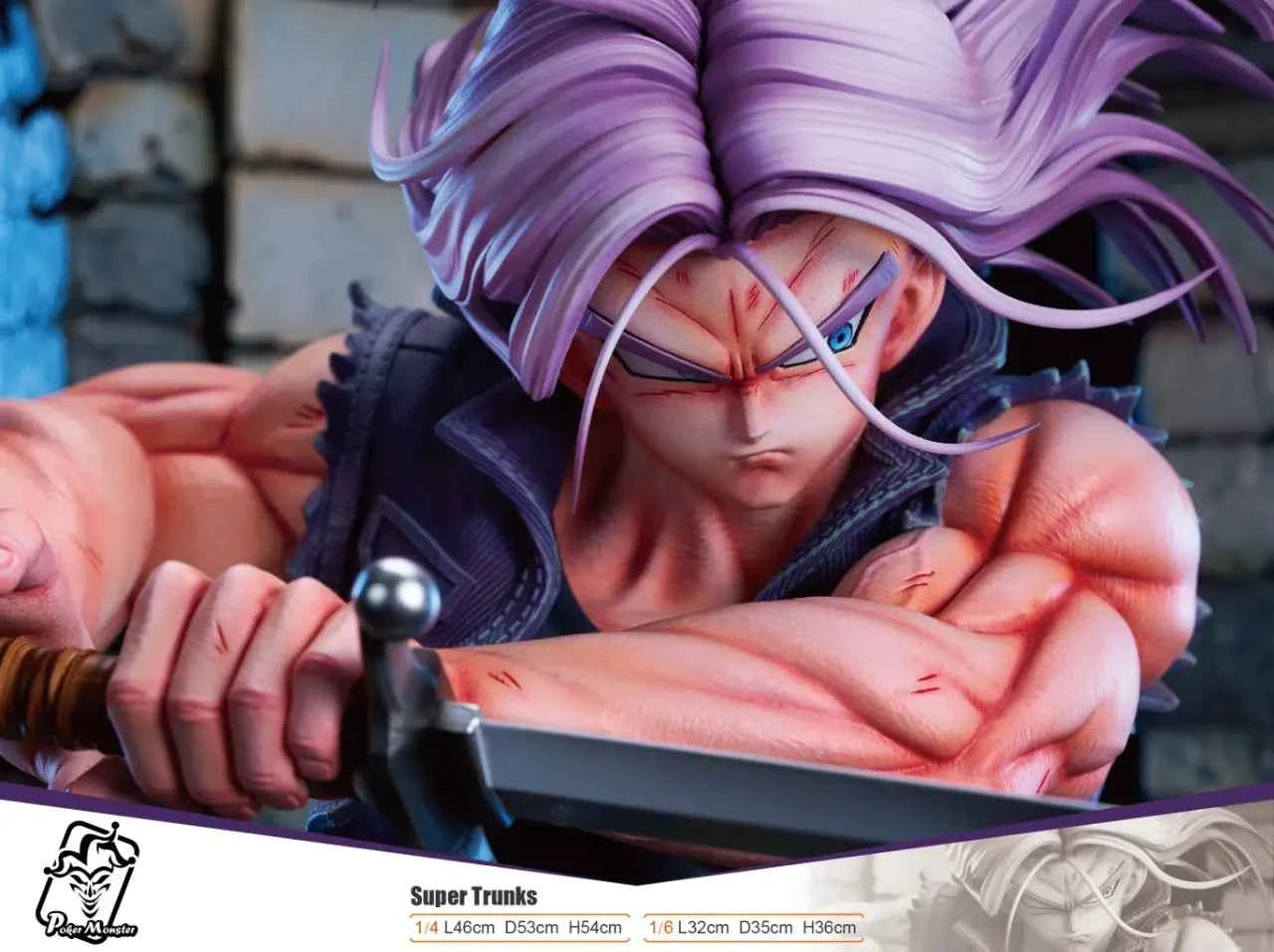 Dragon Ball Poker Monster Studio Super Trunks Resin Statue