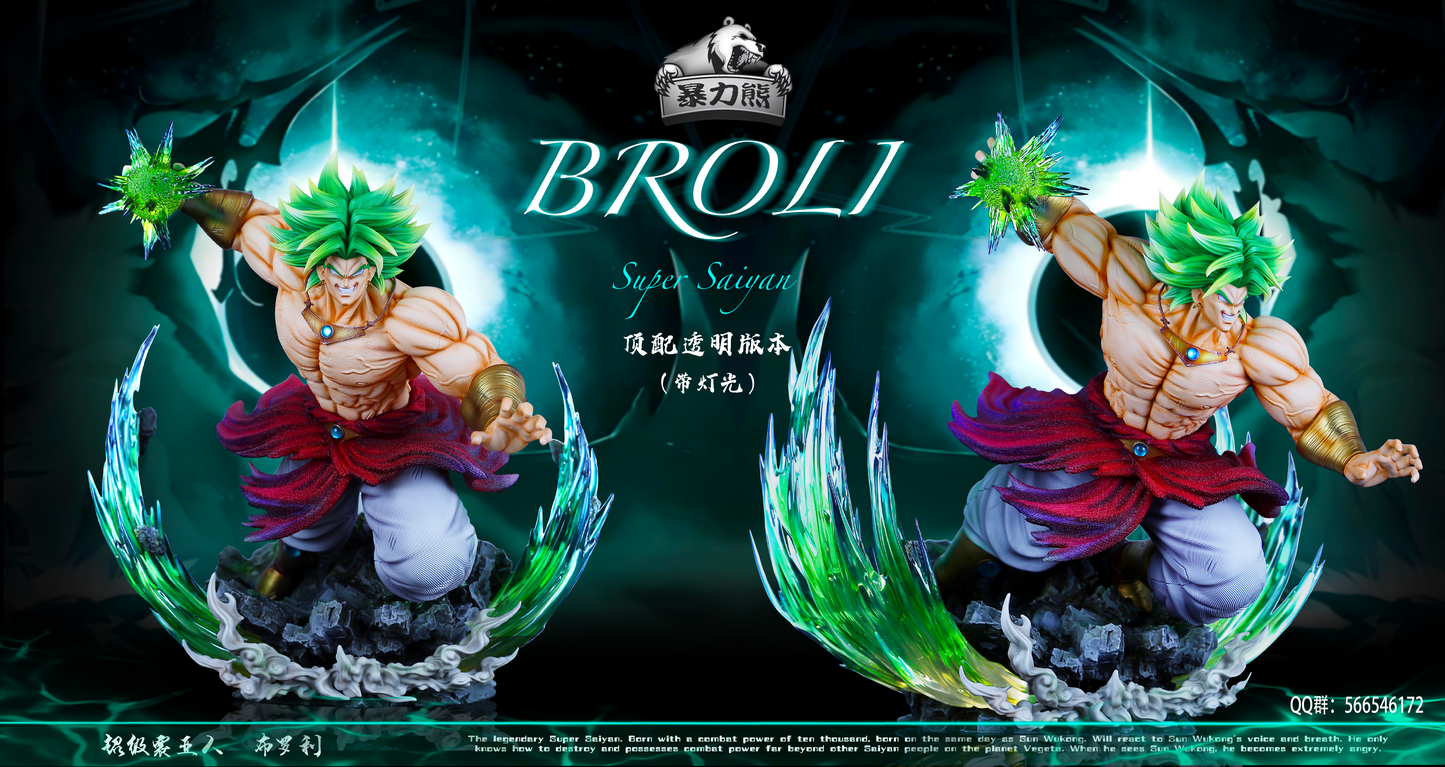 Dragon Ball Violent Bear Studio Broly Resin Statue