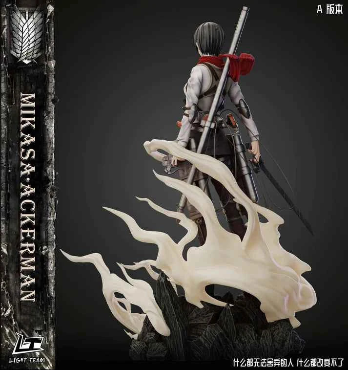 Attack On Titan ~ Light Team Studio ~ Mikasa Ackerman ~ Resin Statue - Santoryu Resins Collectors