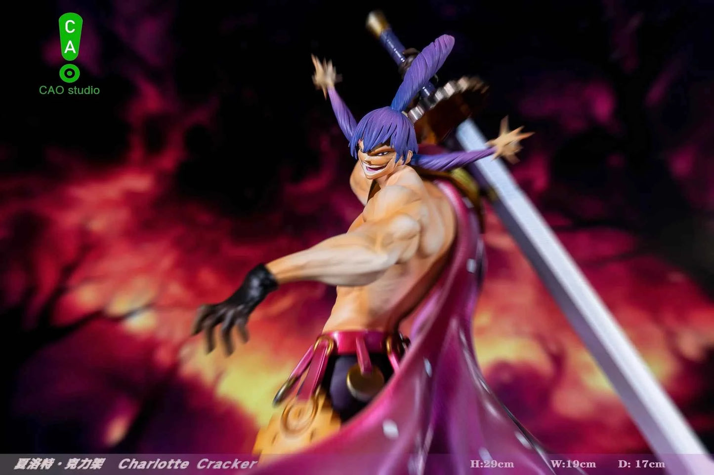 One Piece ~ CAO Studio ~ Charlotte Cracker ~ Resin Statue - Santoryu Resins Collectors