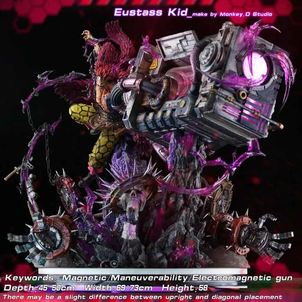 One Piece ~ Monkey D Studio ~ Eustass Kid ~ Resin Statue - Santoryu Resins Collectors