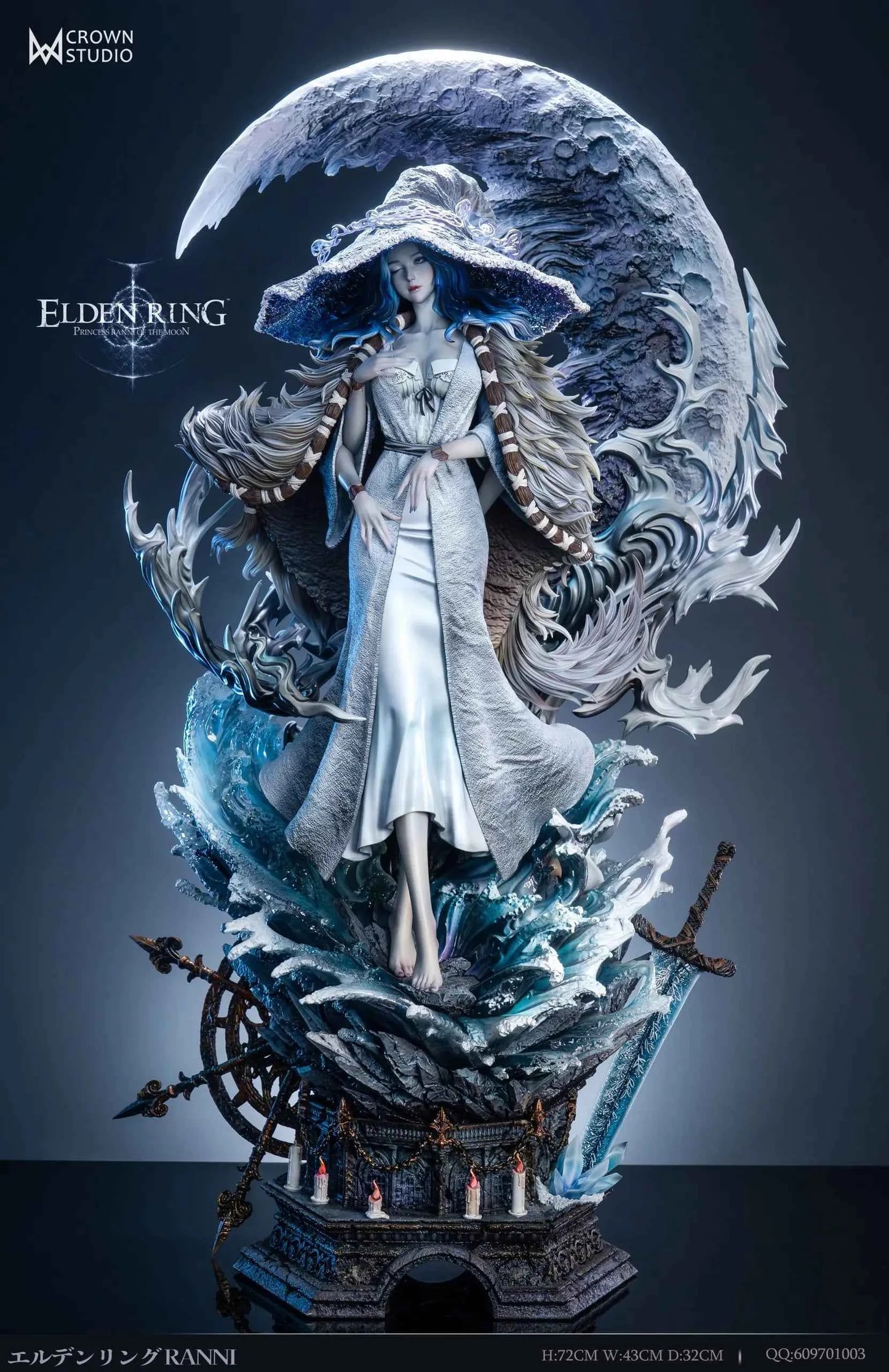 Elden Ring Crown Studio Ranni Resin Statue
