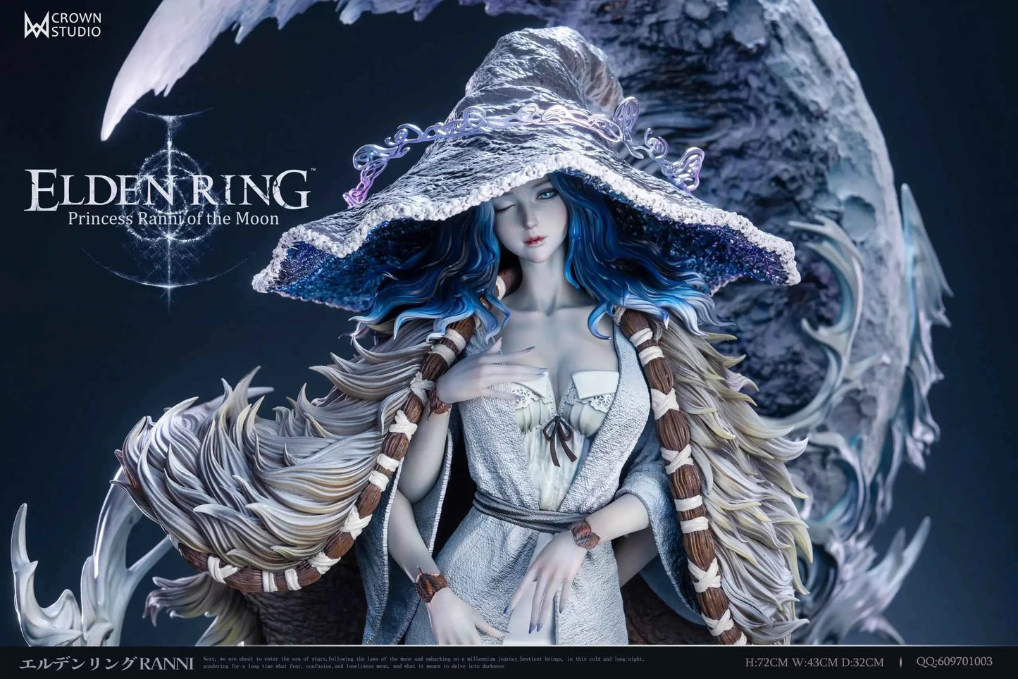 Elden Ring Crown Studio Ranni Resin Statue