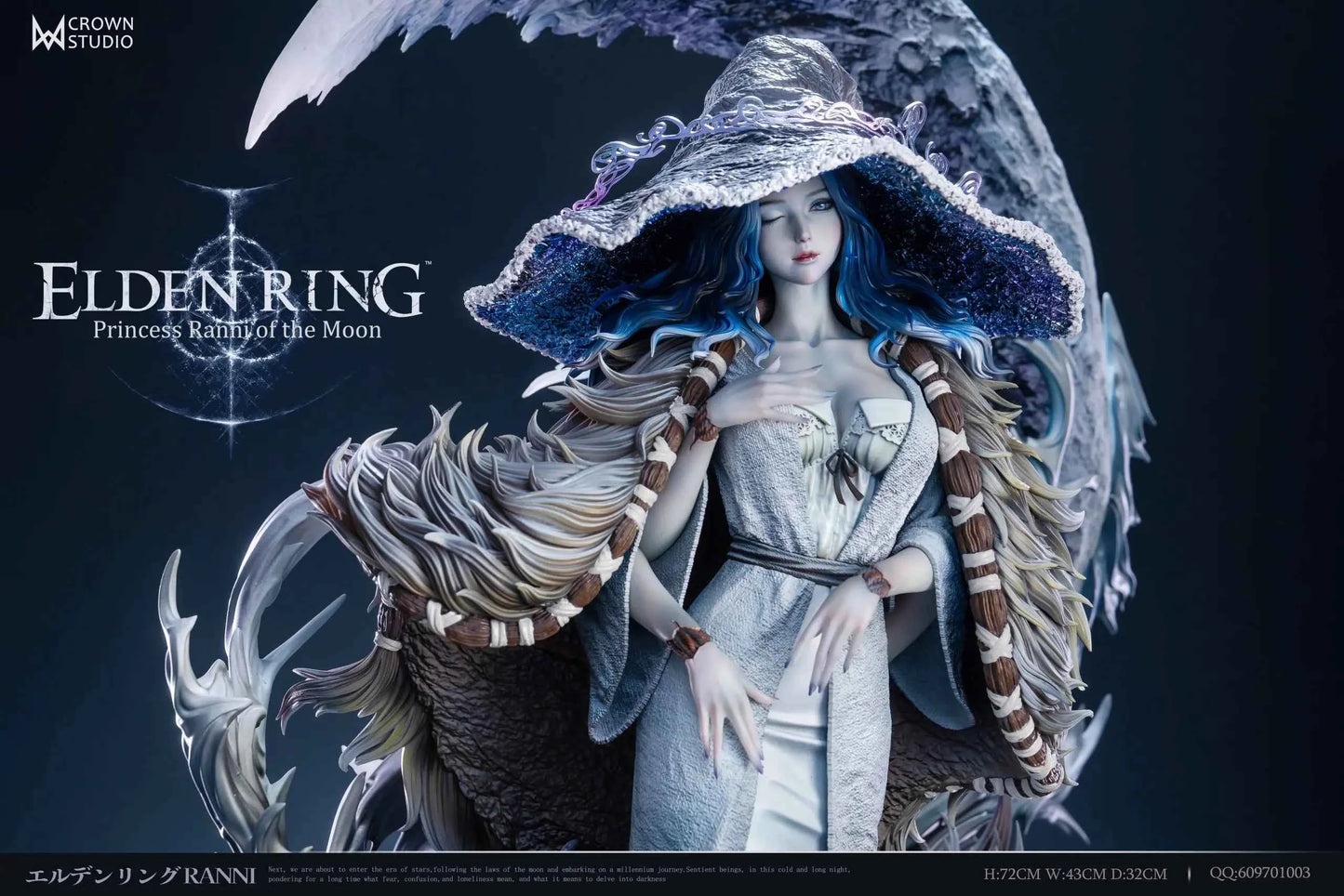 Elden Ring Crown Studio Ranni Resin Statue
