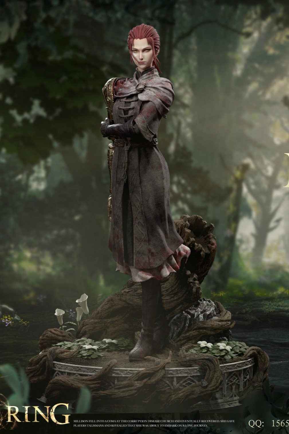 Elden Ring Third Eye Studio Millicent Resin Statue