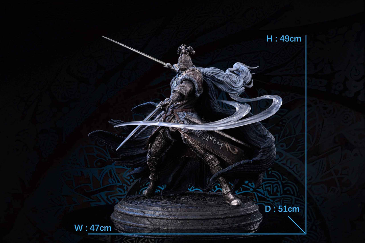 Elden Ring ~ Sword & Wing Studio ~ Banished Knight ~ Resin Statue