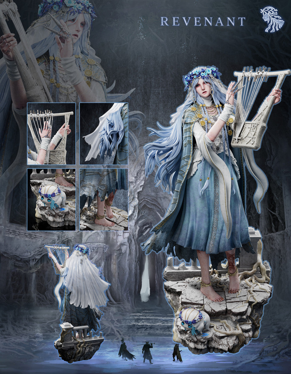 Elden Ring Ashes Studio Revenant Resin Statue