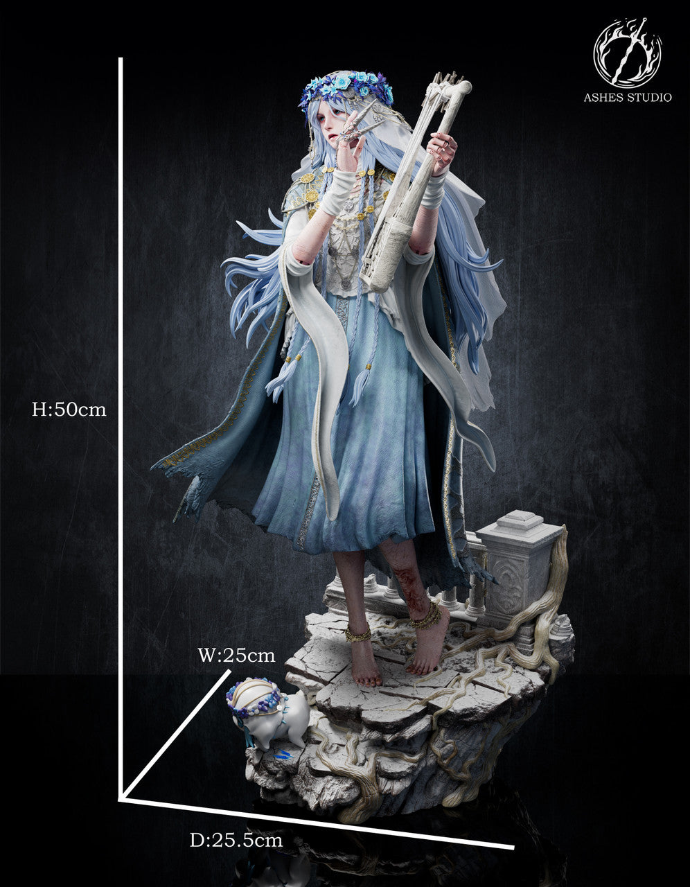 Elden Ring Ashes Studio Revenant Resin Statue