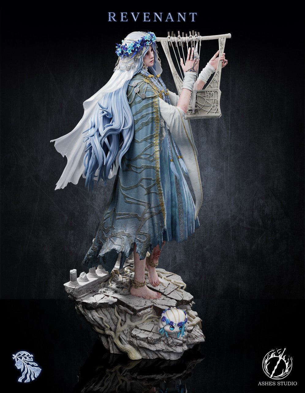 Elden Ring Ashes Studio Revenant Resin Statue