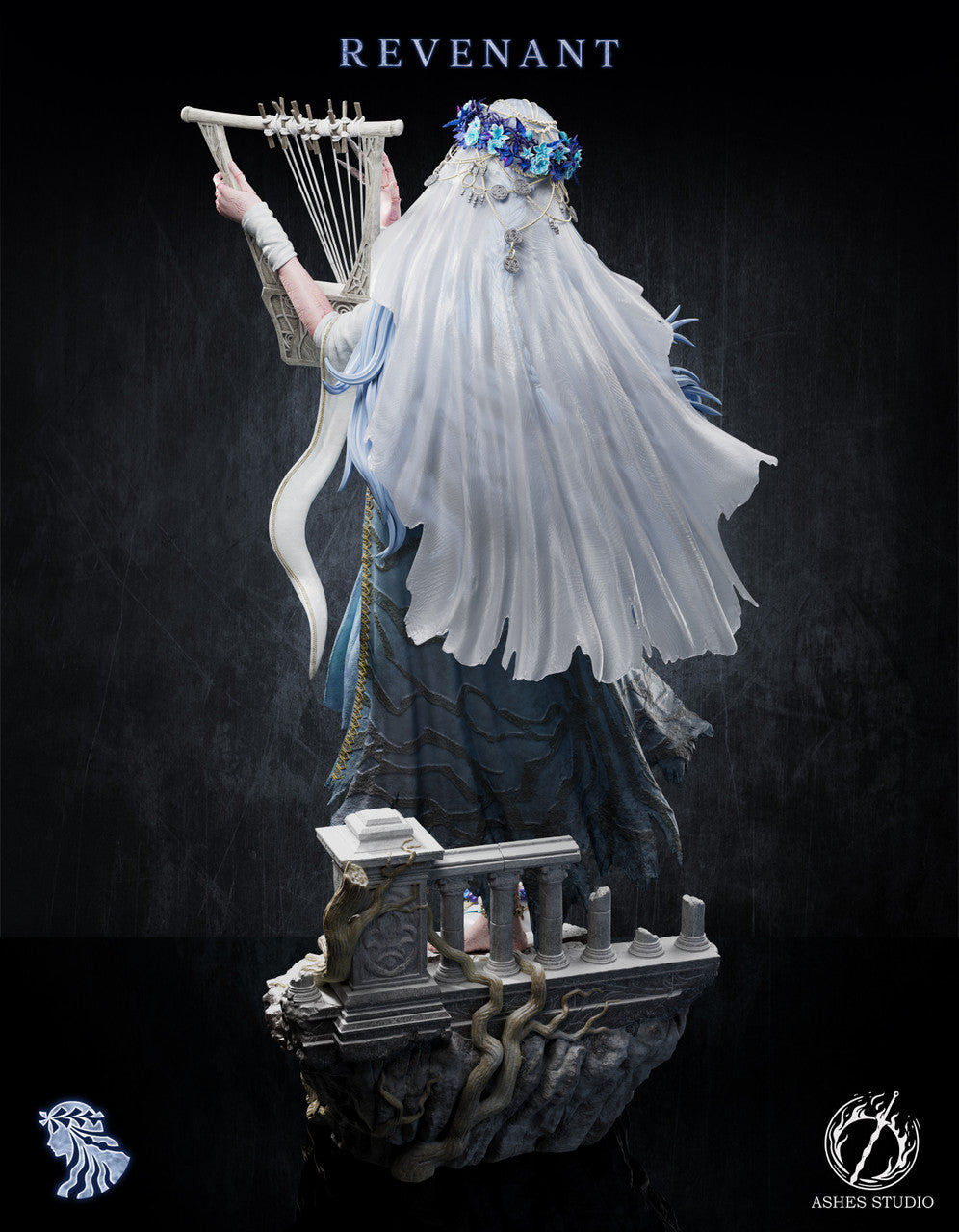 Elden Ring Ashes Studio Revenant Resin Statue