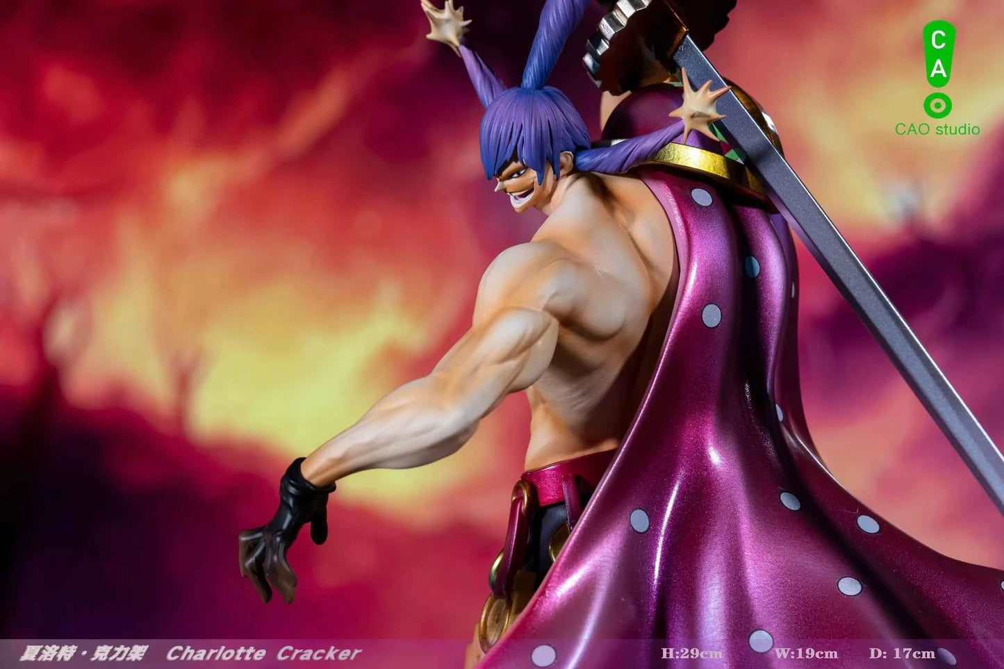 One Piece ~ CAO Studio ~ Charlotte Cracker ~ Resin Statue - Santoryu Resins Collectors