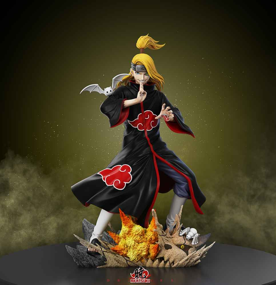 Naruto ~ Akatsuki Studio ~ Deidara ~ Resin Statue - Santoryu Resins Collectors