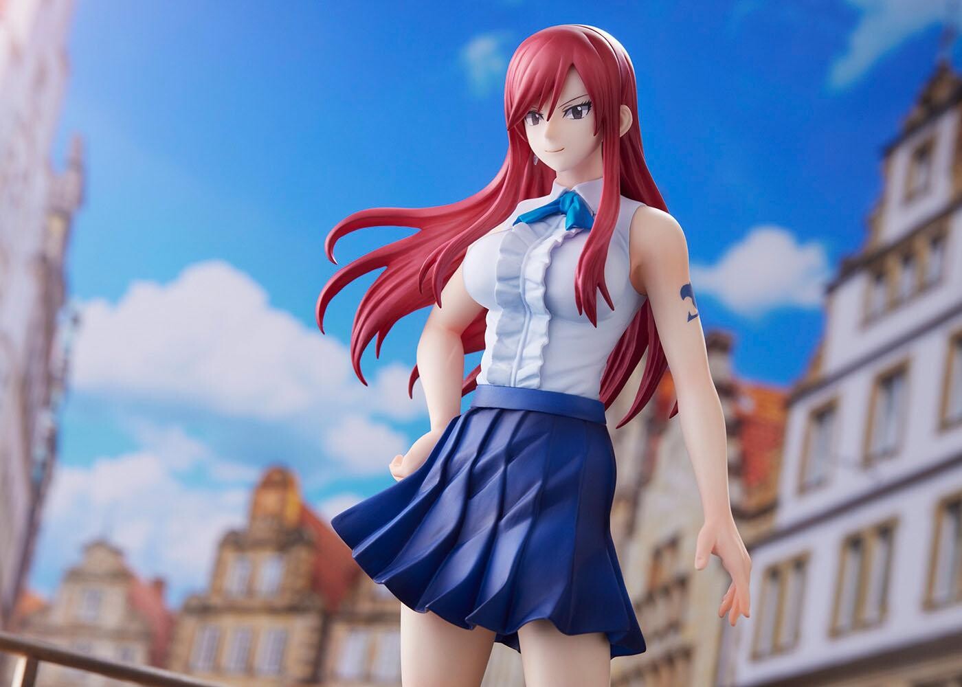 Fairy Tail Bell Fine Erza Scarlet 1/8 Licensed PVC Figure
