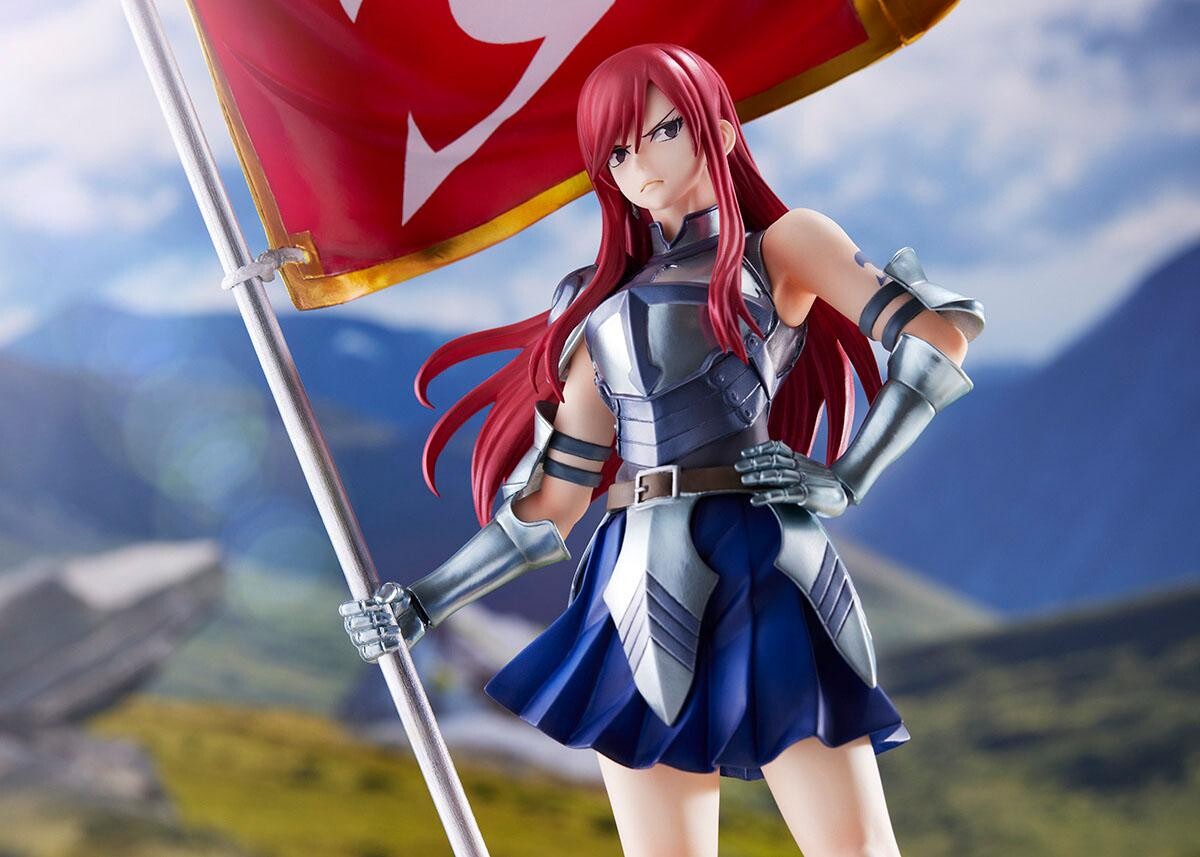 Fairy Tail Bell Fine Erza Scarlet 1/8 Licensed PVC Figure