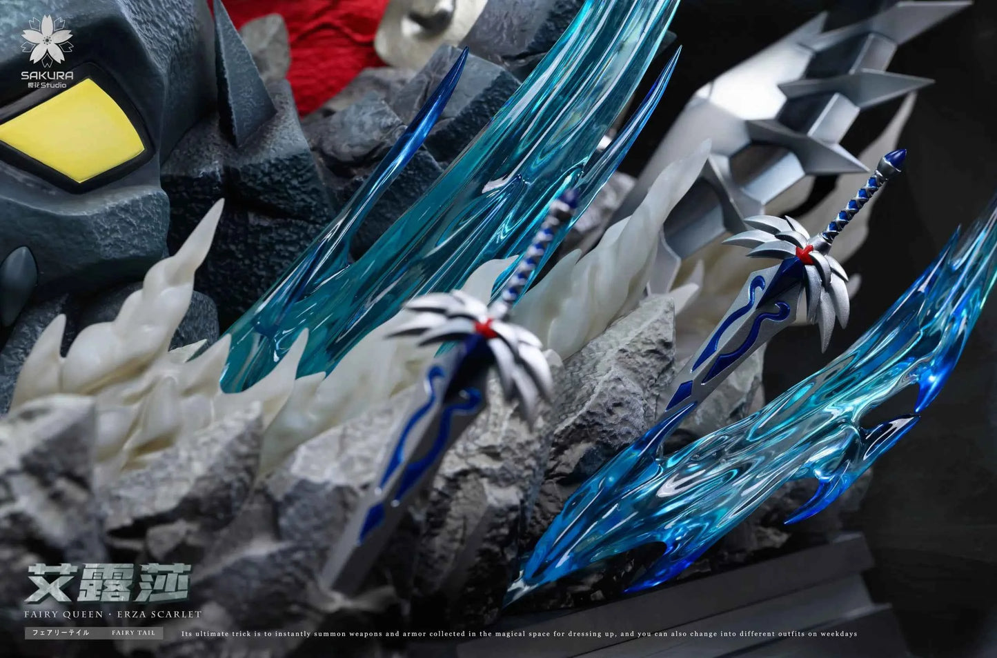 Fairy Tail Sakura Studio Erza Scarlet Resin Statues