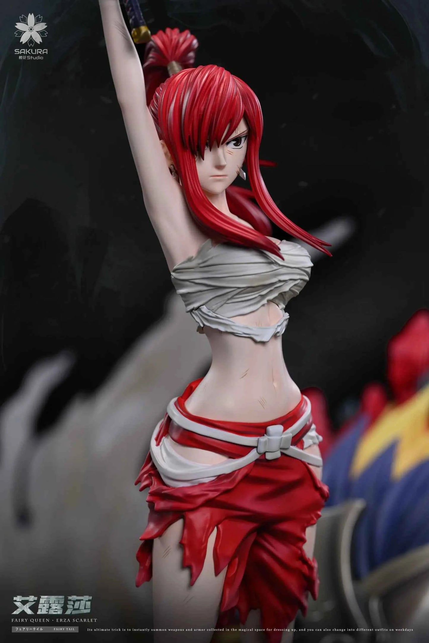 Fairy Tail Sakura Studio Erza Scarlet Resin Statues