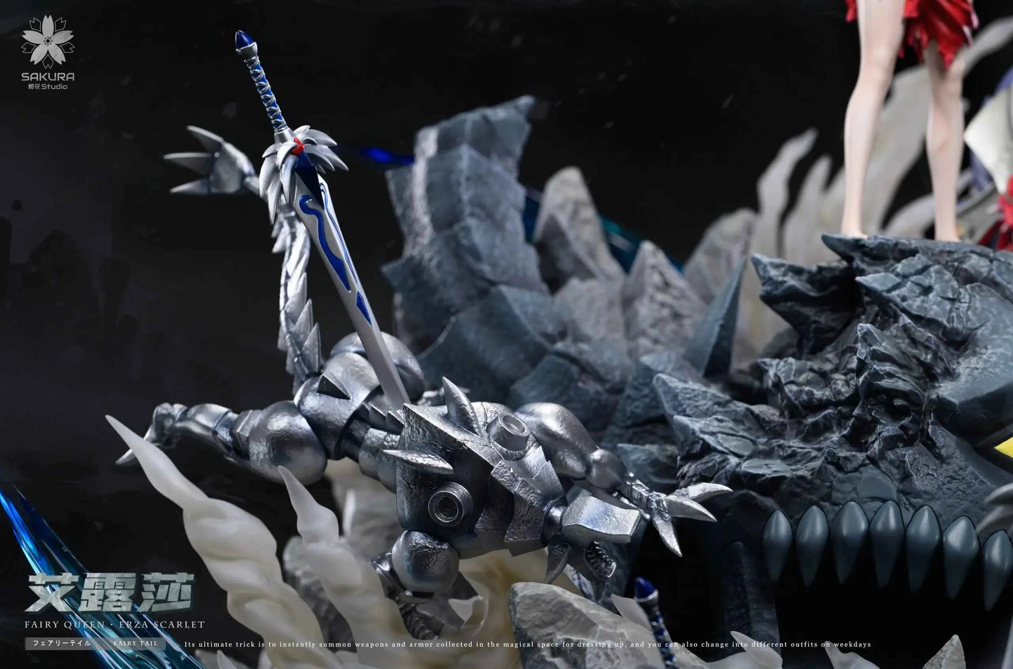 Fairy Tail Sakura Studio Erza Scarlet Resin Statues
