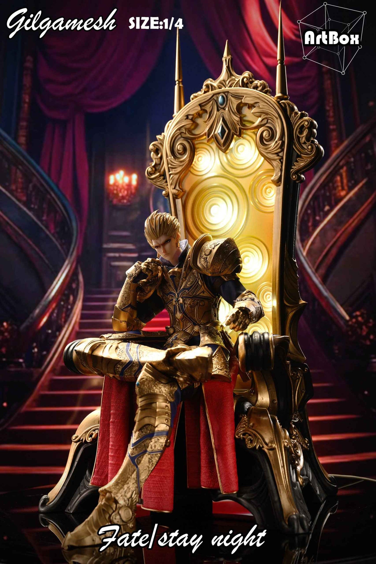 Fate/Grand Order ArtBox Studio King's Throne Gilgamesh Resin Statue