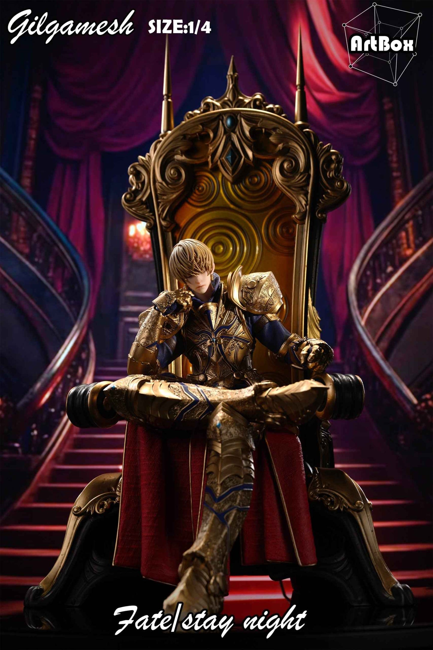Fate/Grand Order ArtBox Studio King's Throne Gilgamesh Resin Statue