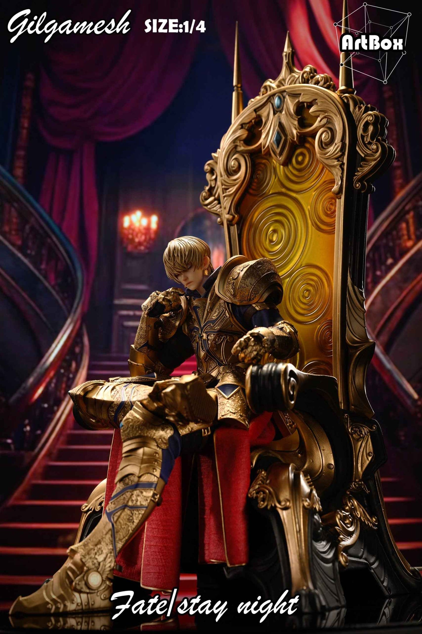 Fate/Grand Order ArtBox Studio King's Throne Gilgamesh Resin Statue