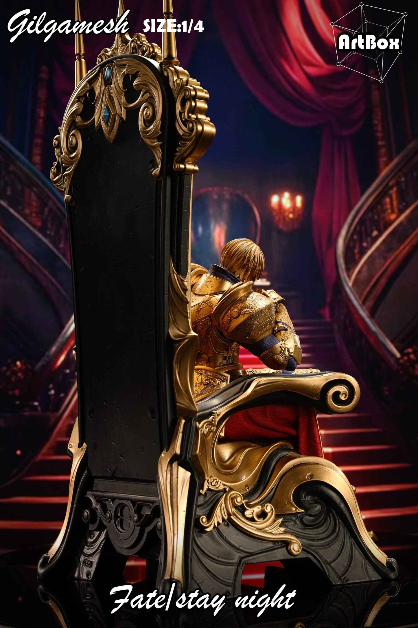 Fate/Grand Order ArtBox Studio King's Throne Gilgamesh Resin Statue