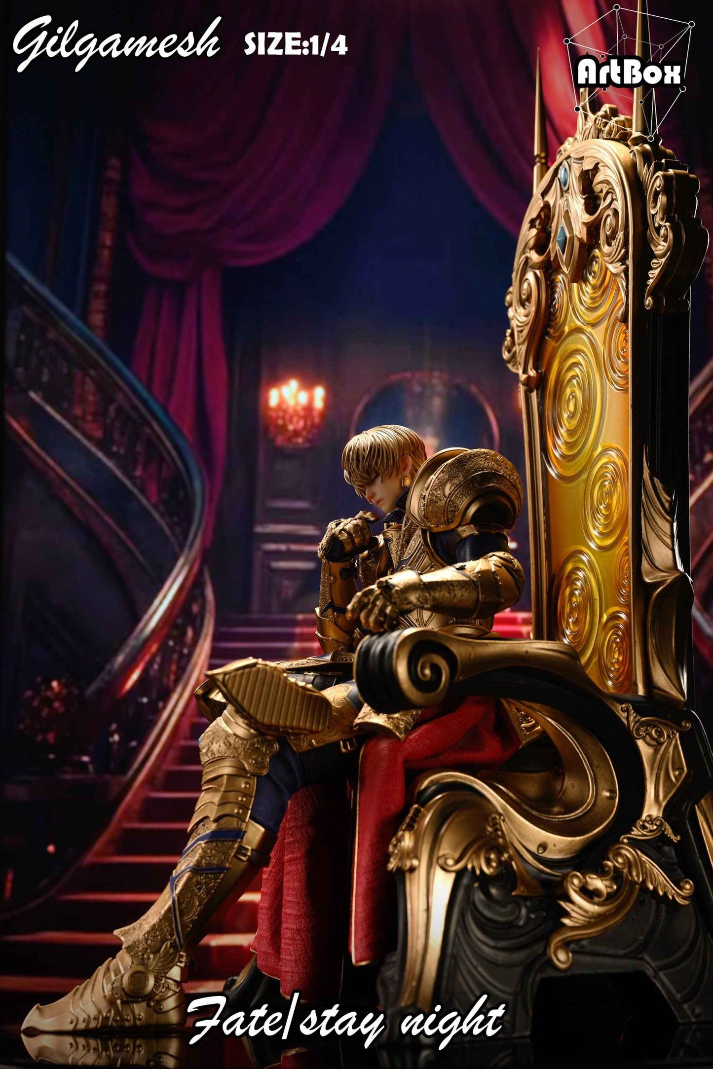 Fate/Grand Order ArtBox Studio King's Throne Gilgamesh Resin Statue