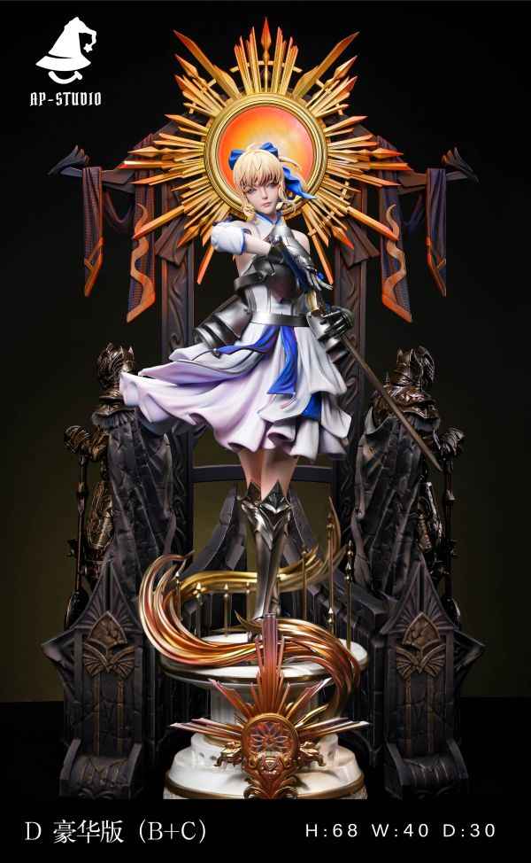 Fate Stay Night AP Studio Artoria Pendragon Saber Lily Resin Statue