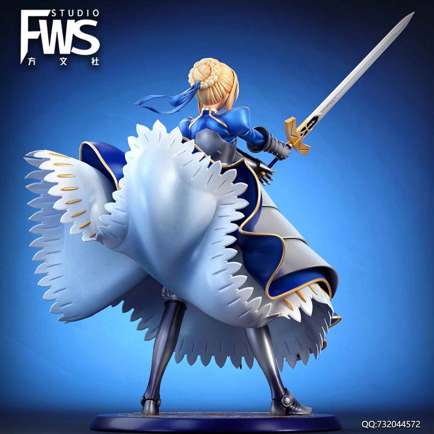 Fate/stay night FWS Studio Saber Artoria Pendragon Resin Statue