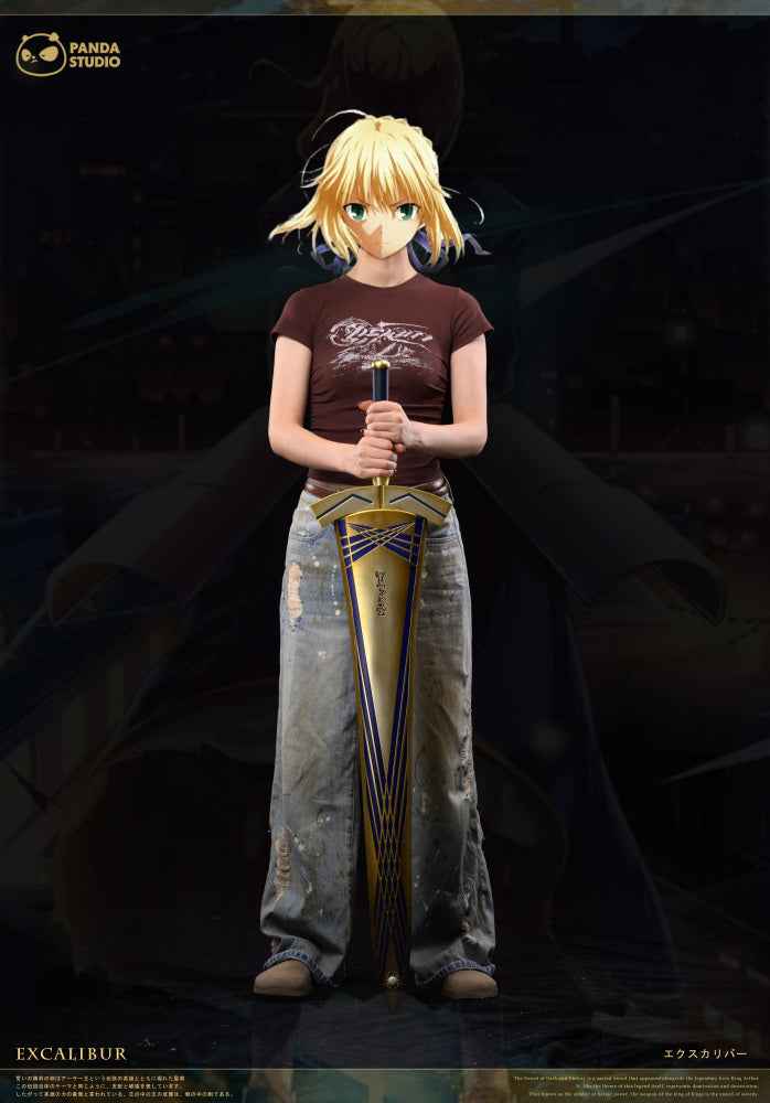 Fate/stay night Panda Studio Fate Excalibur & Enuma Elish 1/1 Resin Accessory Statue