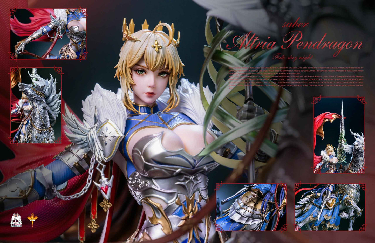 Fate/stay night UMM Studio Artoria Pendragon Saber Resin Statue