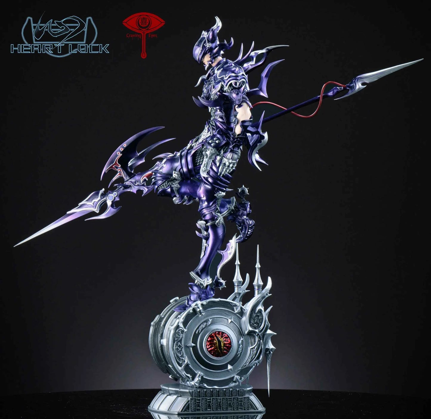 Final Fantasy Craving Eyes & Heart Lock Studio Azure Dragoon Estinien Resin Statue