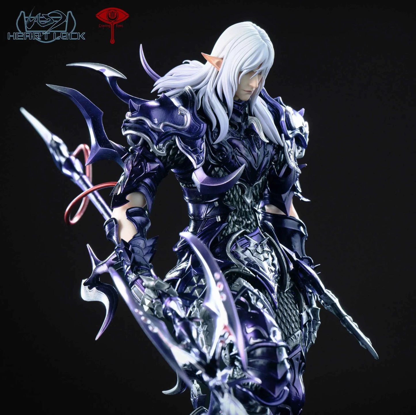 Final Fantasy Craving Eyes & Heart Lock Studio Azure Dragoon Estinien Resin Statue