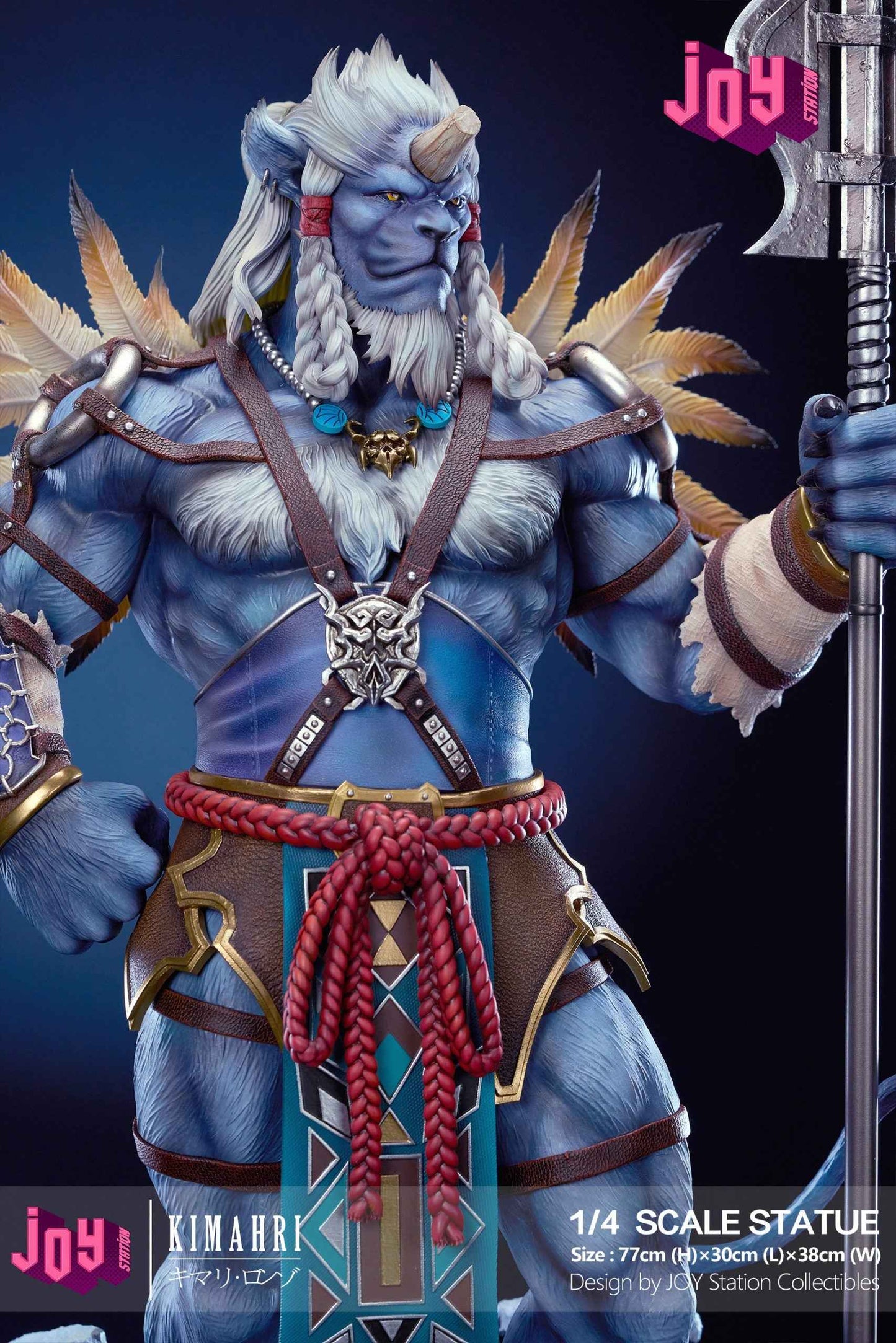Final Fantasy Joy Station Studio FFX Kimahri Resin Statue