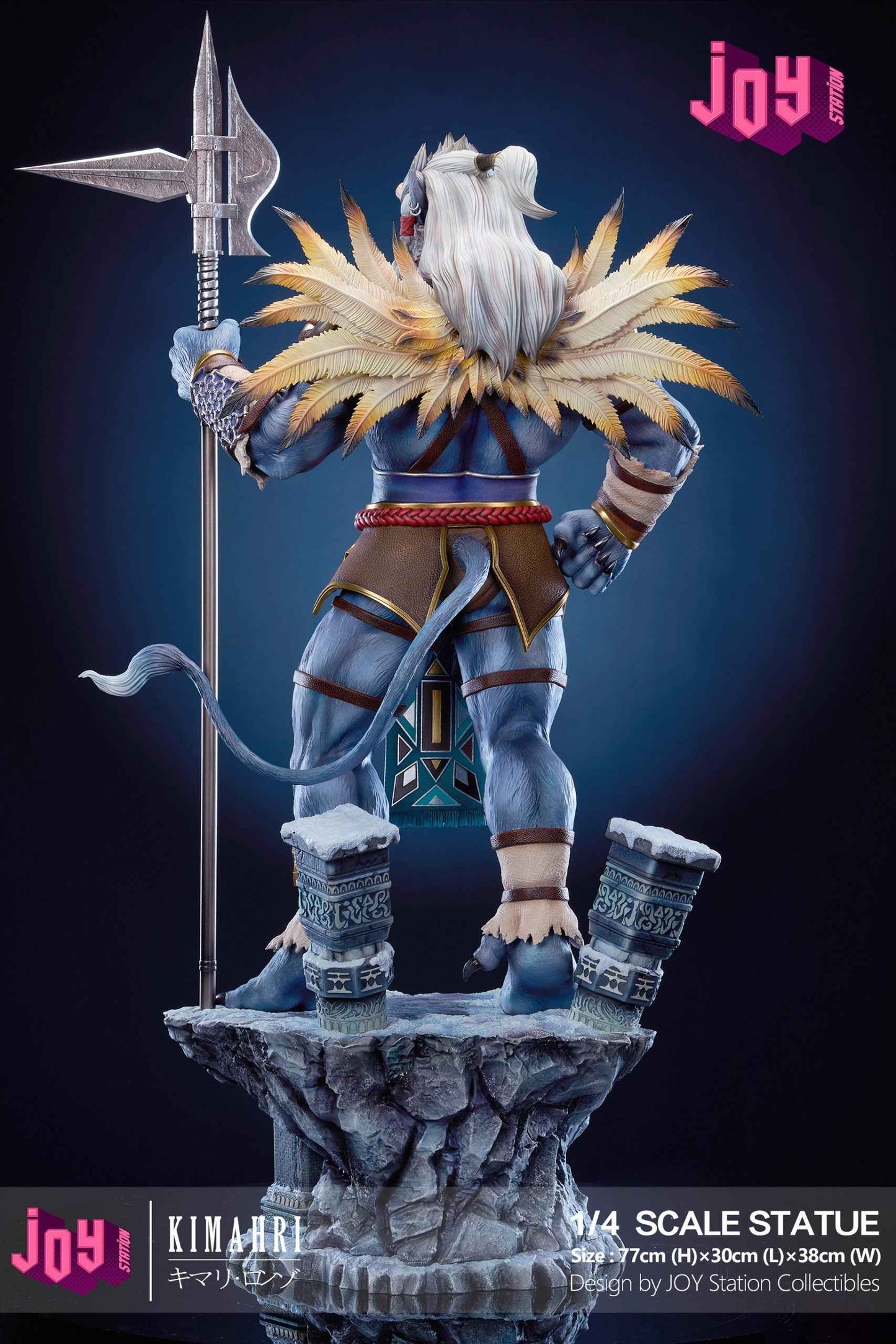 Final Fantasy Joy Station Studio FFX Kimahri Resin Statue