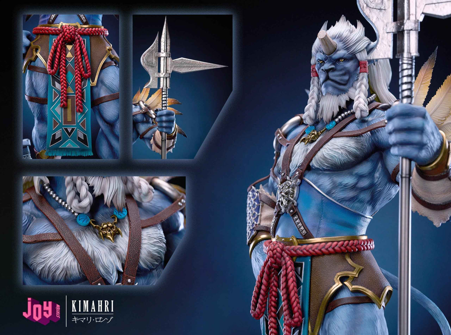 Final Fantasy Joy Station Studio FFX Kimahri Resin Statue